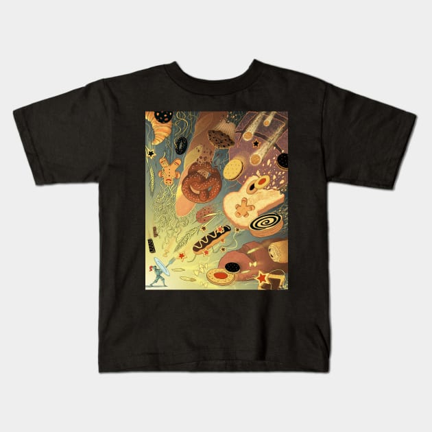 Fear Of Gluten Kids T-Shirt by Antoine Doré